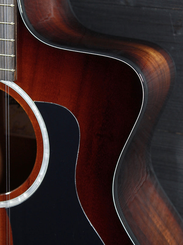     Taylor 264ce Deluxe 12-string acoustic electric guitar with Shaded Edgeburst finish front view with cutaway