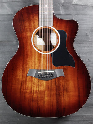 Taylor 264ce Deluxe 12-string acoustic electric guitar with Shaded Edgeburst finish