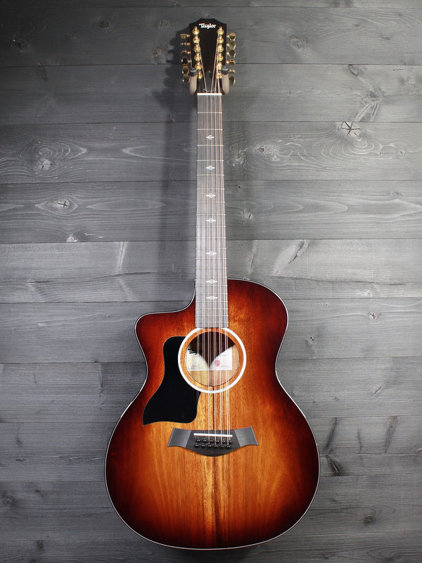 Taylor 264ce-K DLX Left-Handed Koa 12-String / Grand Auditorium Acoustic Guitar