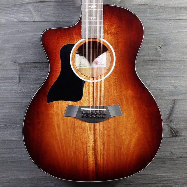 Taylor 264ce-K DLX Left-Handed Koa 12-String / Grand Auditorium Acoustic Guitar