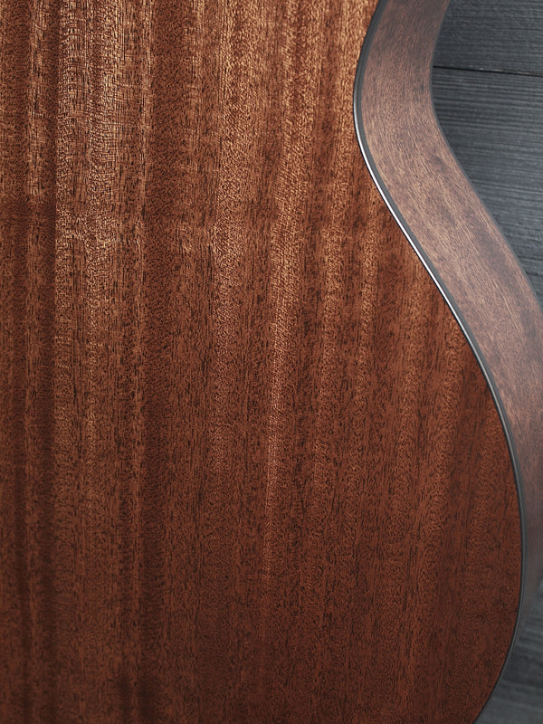 Taylor nylon string acoustic guitar body detail