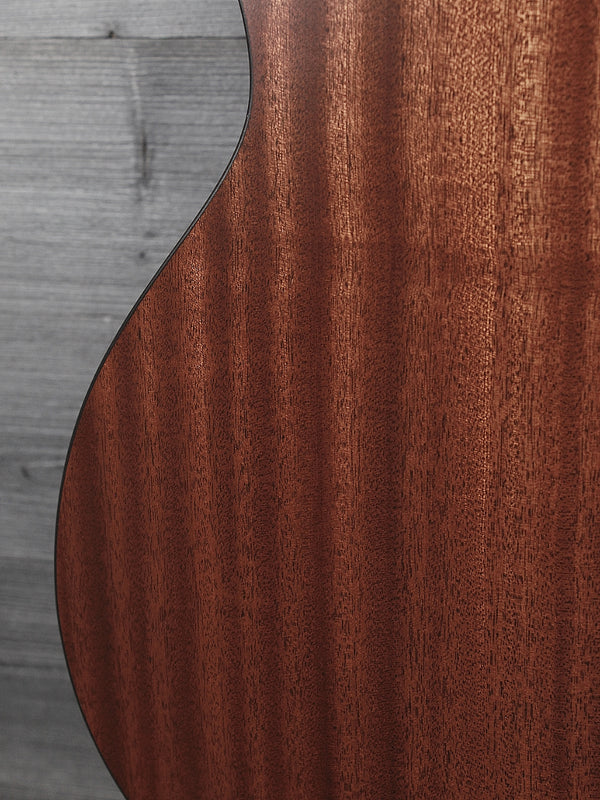 Taylor nylon string acoustic guitar body detail