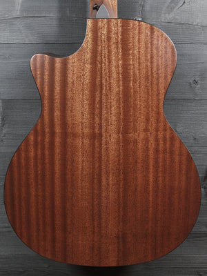 Solid sapele back of Taylor 314ce-N