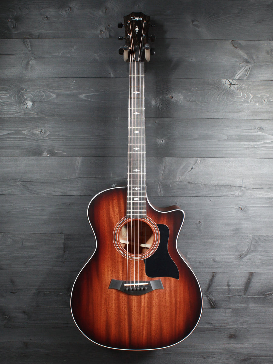 Taylor 324ce SEB Shaded Edgeburst Mahogany V-Class Bracing – Tobias Music