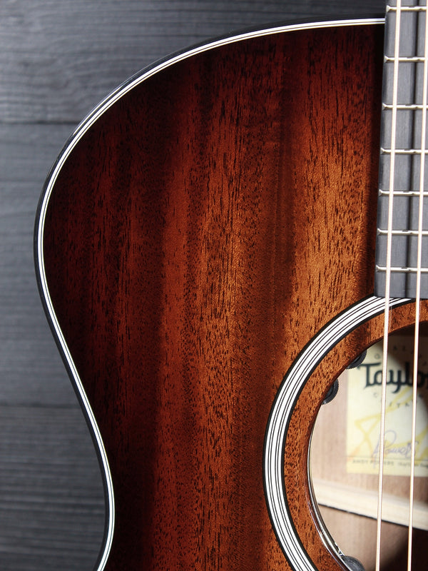 Taylor 324ce Next Generation Acoustic-Electric Guitar – V-Class Bracing, Mahogany Shaded Edgeburst