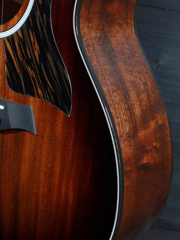 Taylor 324ce Next Generation Acoustic-Electric Guitar – V-Class Bracing, Mahogany Shaded Edgeburst