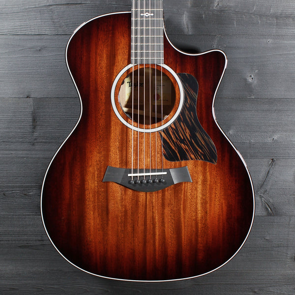 Taylor 324ce Next Generation Acoustic-Electric Guitar – V-Class Bracing, Mahogany Shaded Edgeburst