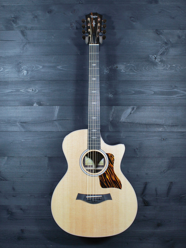 Sitka spruce top Taylor 414ce 8-string guitar