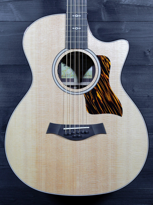 Taylor 414ce 8-String Baritone acoustic electric guitar front view