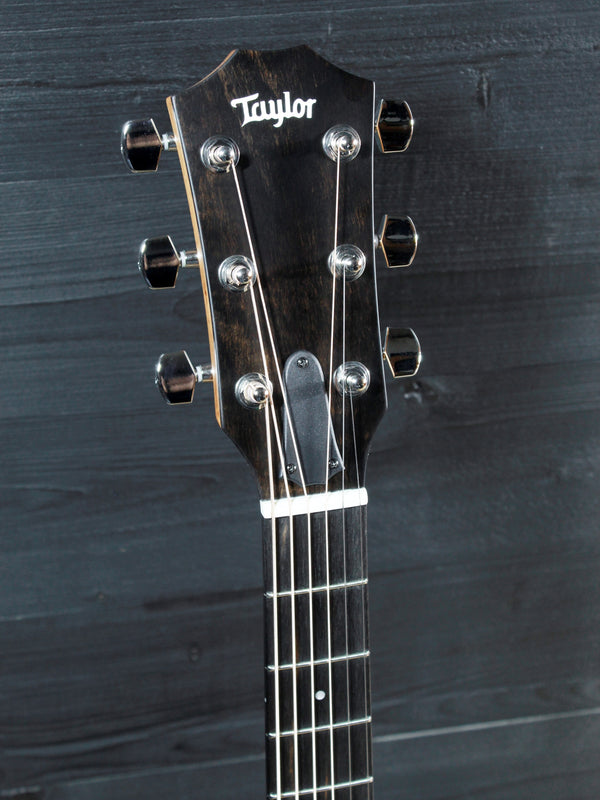 Taylor 414ce Studio SEB headstock with Taylor chrome tuning machines