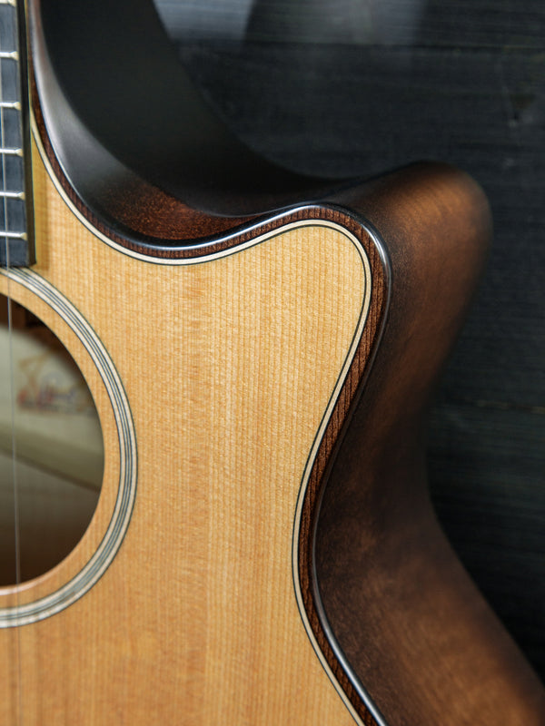 Taylor Builder’s Edition 614ce Maple / Torrified Spruce - V Class Acoustic-Electric Guitar