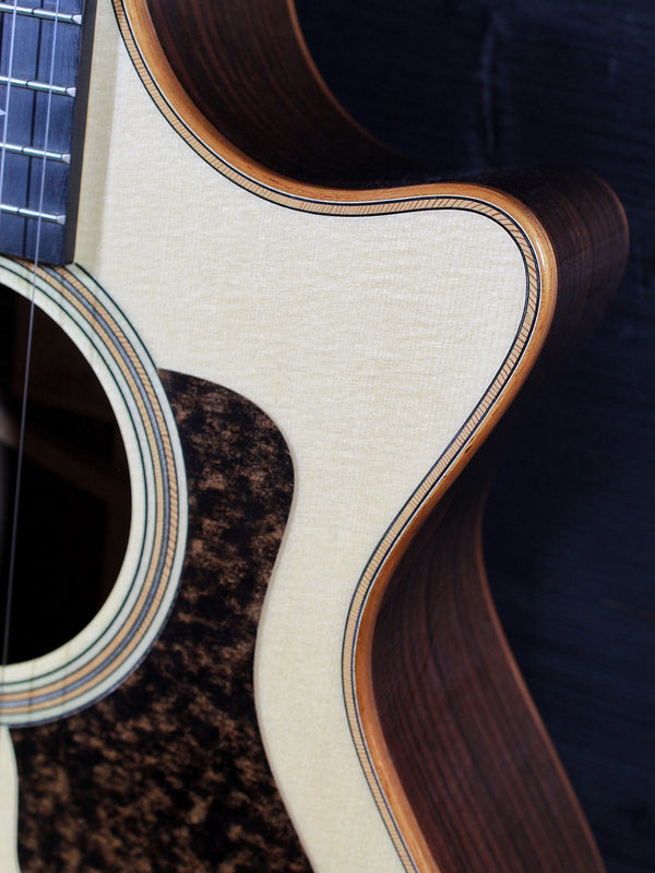 Taylor 712ce 12-Fret Grand Concert Acoustic-Electric Guitar (2022) – Rosewood/Sitka Spruce – Mint Condition