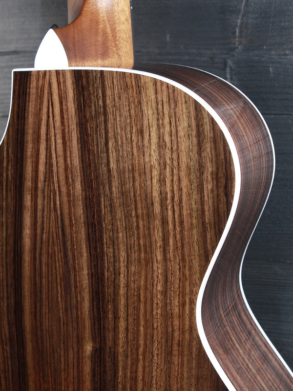  Solid Indian rosewood back on Taylor 712ce