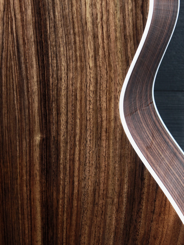 Solid Indian rosewood back on Taylor 712ce