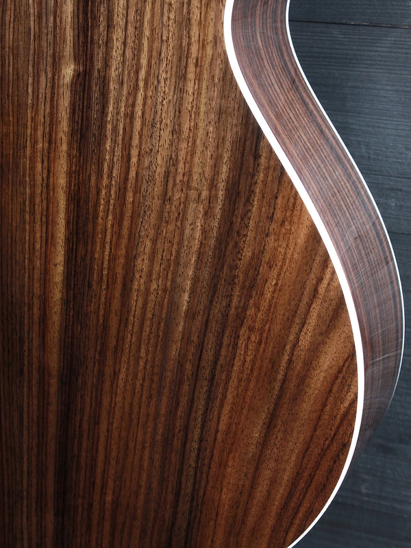 Solid Indian rosewood back on Taylor 712ce