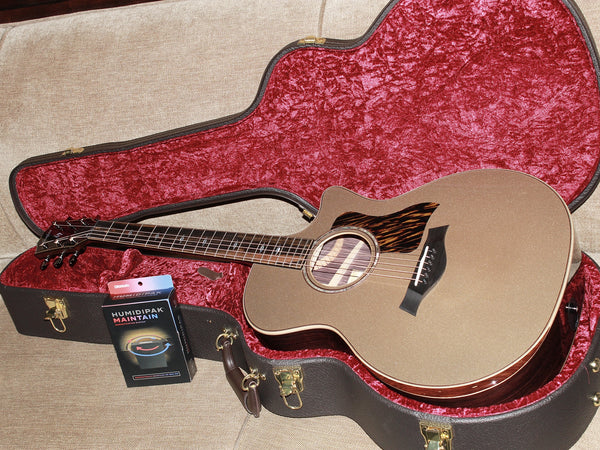Taylor 814ce Mother of Pearl Windansea fretboard inlays with deluxe hardshell case