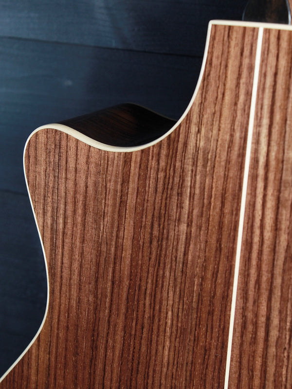 Taylor 814ce Next Generation Indian Rosewood back cutaway