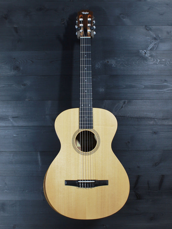 Taylor A12e-N Academy Series nylon string acoustic guitar full front view
