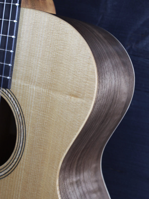 Taylor A12e-N Academy Series nylon string acoustic guitar top and sides