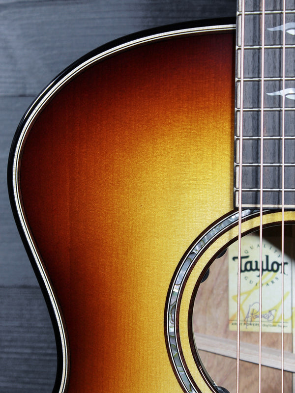 Taylor Builder’s Edition Next Generation 814ce acoustic guitar with Adirondack Spruce top and Shaded Edgeburst finish.