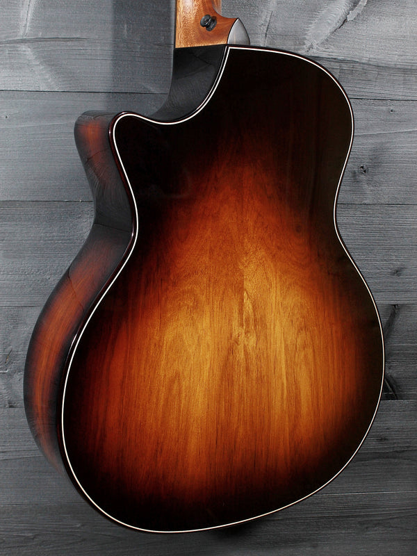 4: Beautiful figured Honduran Rosewood back showcasing exceptional grain and Shaded Edgeburst finish.