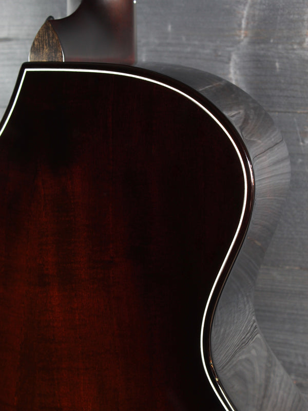 Back of Taylor Builder’s Edition 514ce featuring solid Shamel Ash