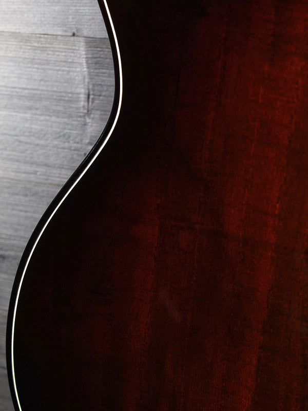 Back of Taylor Builder’s Edition 514ce featuring solid Shamel Ash