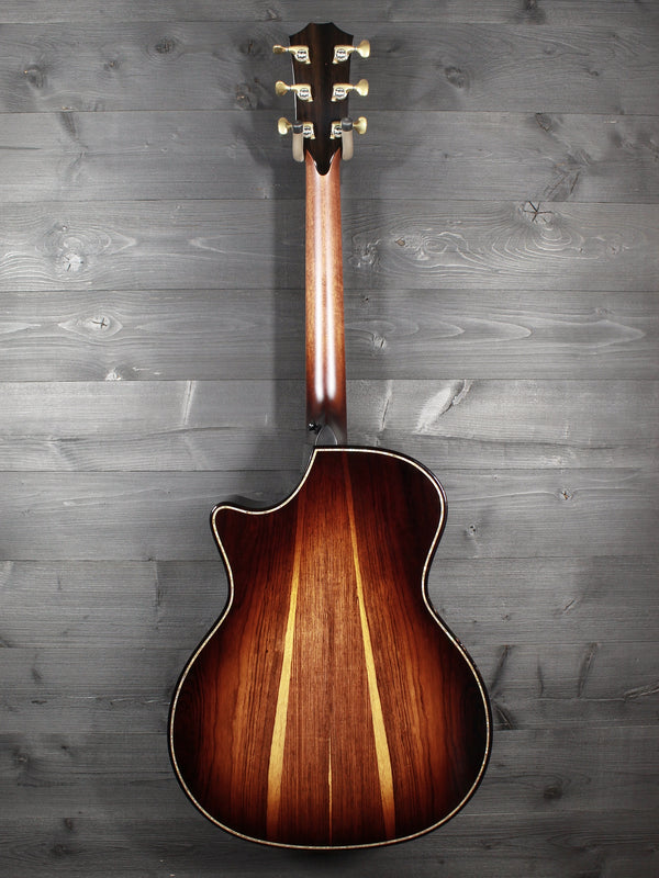 Honduran rosewood back on Taylor Builder’s Edition 914ce Next Generation acoustic guitar