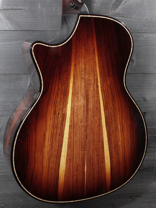 Taylor Builder’s Edition 914ce Next Generation Grand Auditorium acoustic guitar angled view