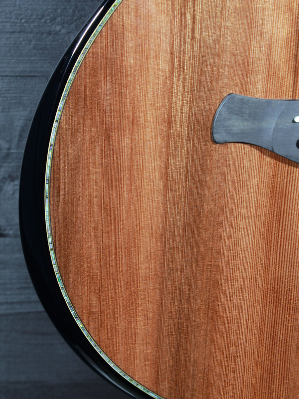 Comfort bevel armrest on Taylor Builder’s Edition 914ce Next Generation acoustic guitar
