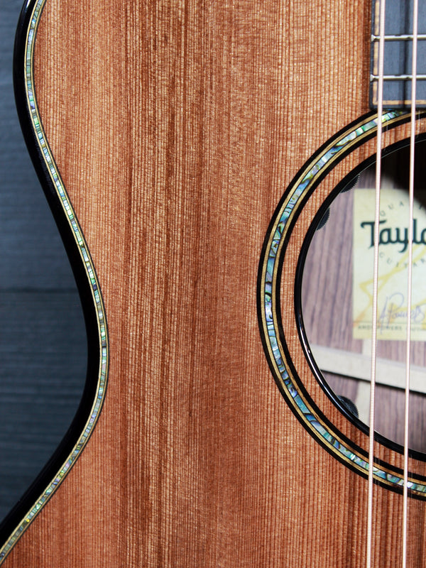 Taylor Claria pickup controls inside soundhole of Builder’s Edition 914ce Next Generation