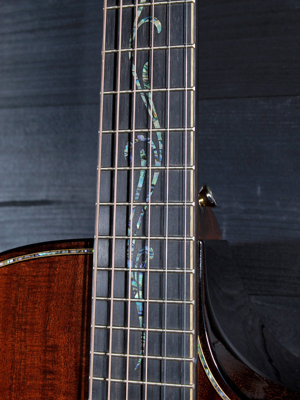 Taylor Spring Vine fretboard inlay on Builder’s Edition K24ce
