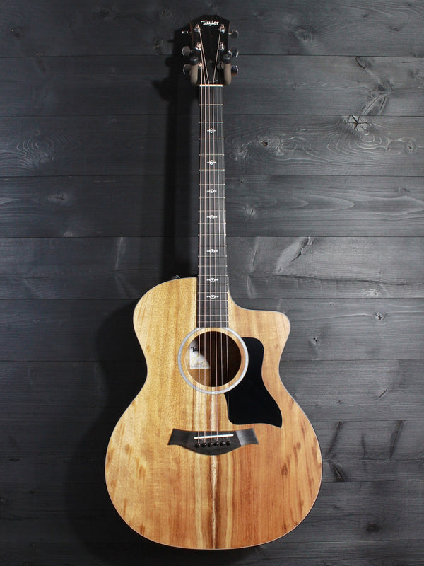 Taylor Custom 224ce K-DLX Koa Deluxe Natural Matte Finish Acoustic-Electric Guitar