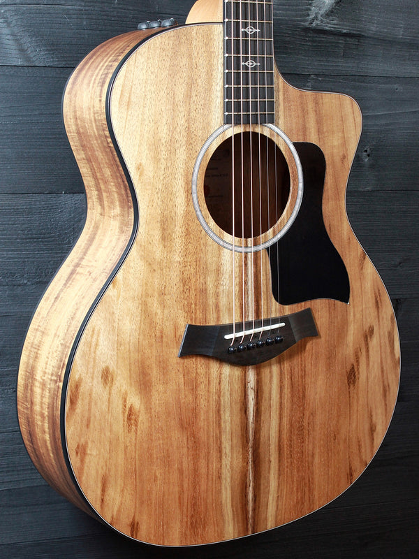 Taylor Custom 224ce K-DLX Koa Deluxe Natural Matte Finish Acoustic-Electric Guitar