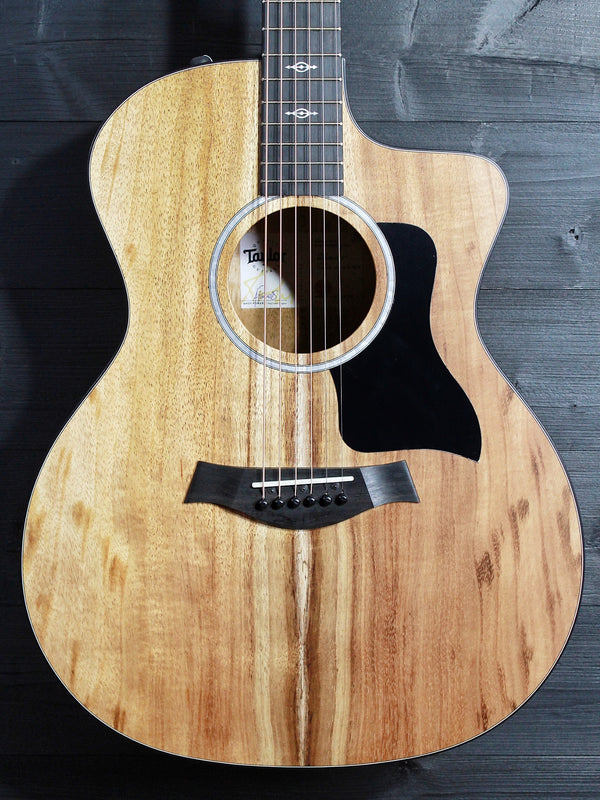 Taylor Custom 224ce K-DLX Koa Deluxe Natural Matte Finish Acoustic-Electric Guitar