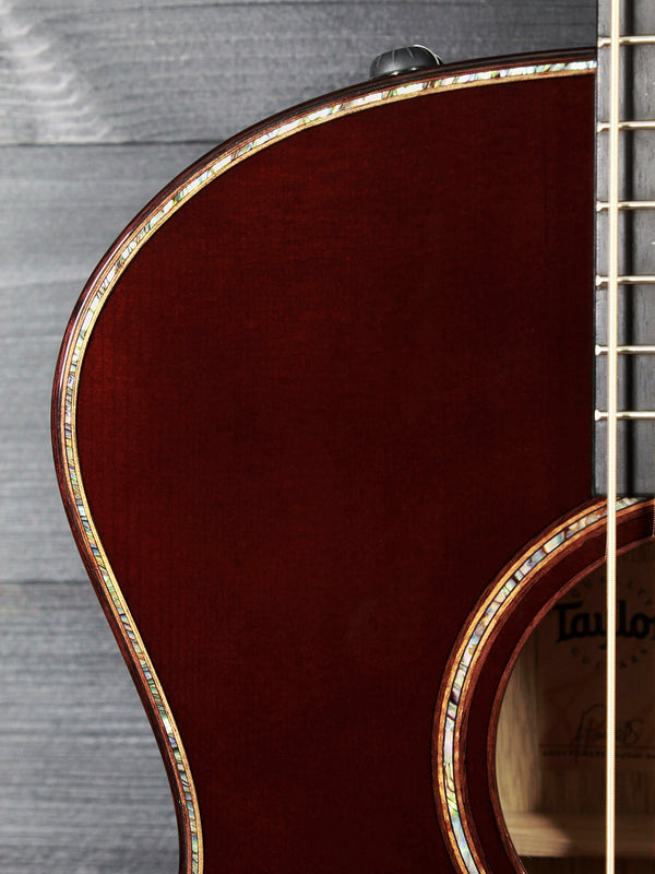Taylor Custom 8-String Baritone Black Limba NAMM C14ce B4023 Acoustic Guitar