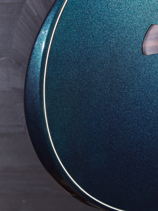 Taylor Custom Builder’s Edition Next Gen Grand Auditorium – Metallic Turquoise Gloss Acoustic-Electric Guitar