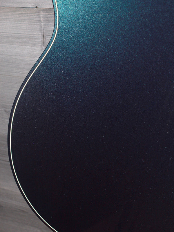 Taylor Custom Builder’s Edition Next Gen Grand Auditorium – Metallic Turquoise Gloss Acoustic-Electric Guitar