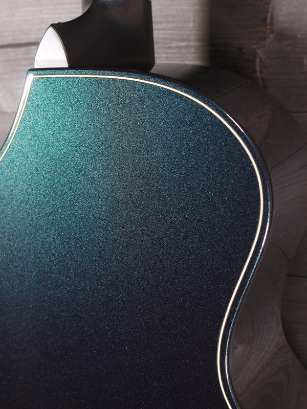 Taylor Custom Builder’s Edition Next Gen Grand Auditorium – Metallic Turquoise Gloss Acoustic-Electric Guitar