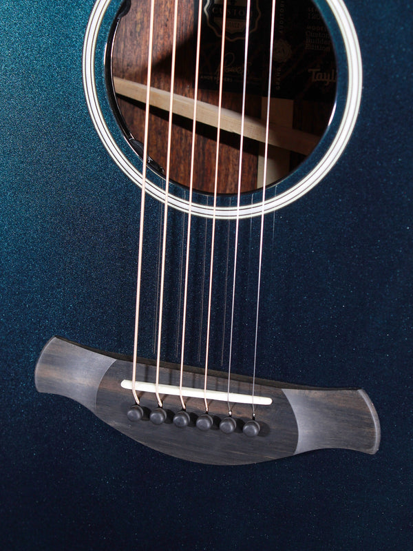 Taylor Custom Builder’s Edition Next Gen Grand Auditorium – Metallic Turquoise Gloss Acoustic-Electric Guitar