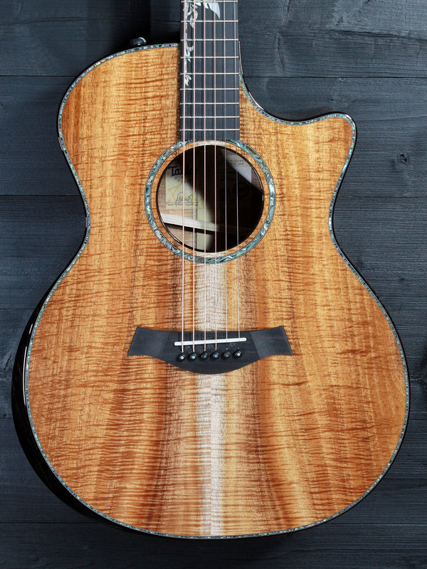 Taylor Custom Grand Auditorium Hand-Selected Premium Grade Koa Acoustic Guitar