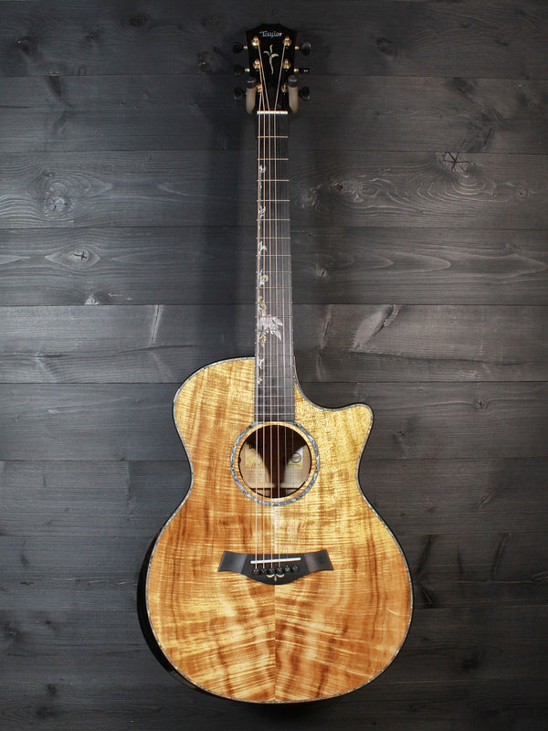 Taylor Custom Grand Auditorium – Premium Hawaiian Koa / Adirondack Performance X-Bracing / Tobias Music Exclusive
