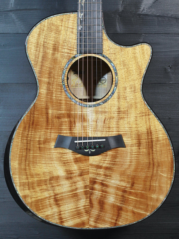 Taylor Custom Grand Auditorium – Premium Hawaiian Koa / Adirondack Performance X-Bracing / Tobias Music Exclusive