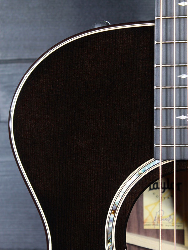 Taylor Custom Grand Concert 12-Fret Charcoal Black Torrified Spruce Top