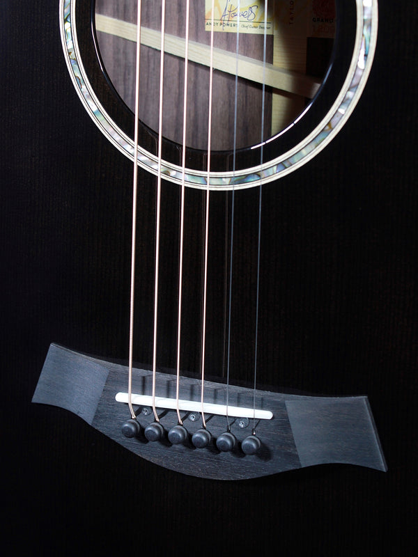 Taylor Custom Grand Concert 12-Fret Charcoal Black Torrified Spruce Top