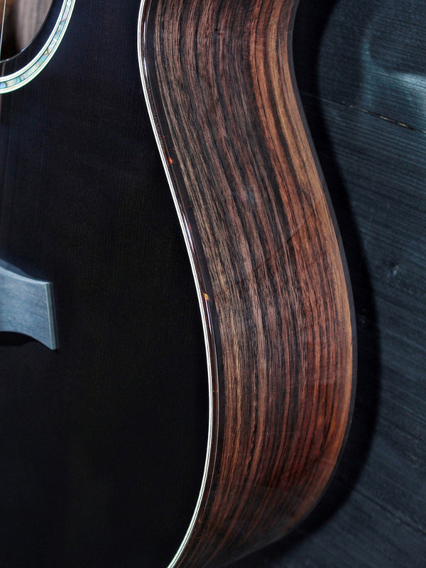 Taylor Custom Grand Concert 12-Fret Charcoal Black Torrified Spruce Top