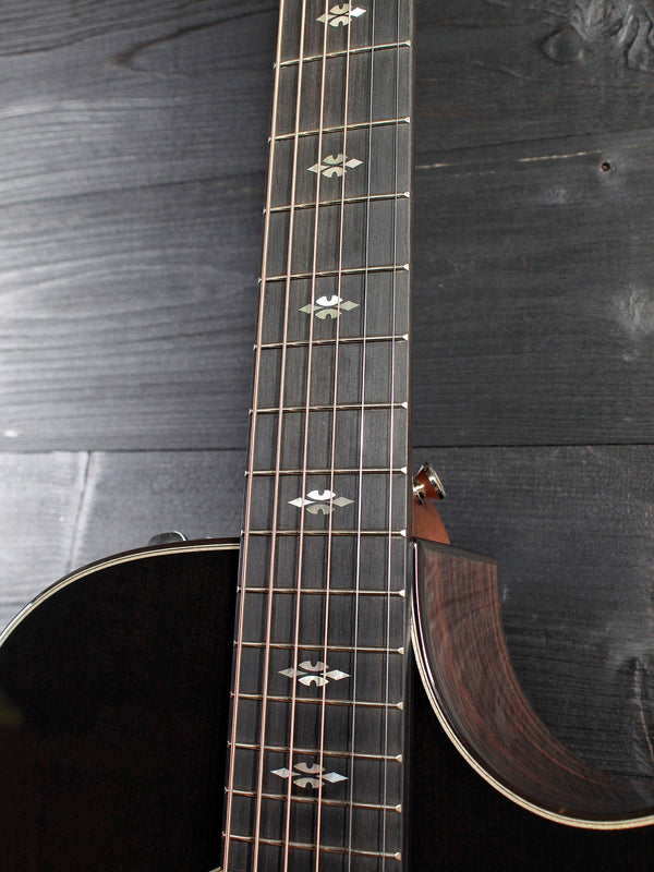 Taylor Custom Grand Concert 12-Fret Charcoal Black Torrified Spruce Top