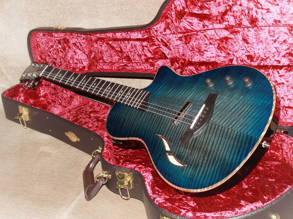 Custom Taylor T5z #37 NAMM B4037 Midnight Sapphire Flamed Maple Top