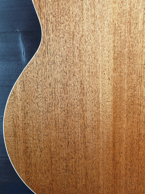  Solid mahogany back on Taylor Gold Label 514e Lower bout