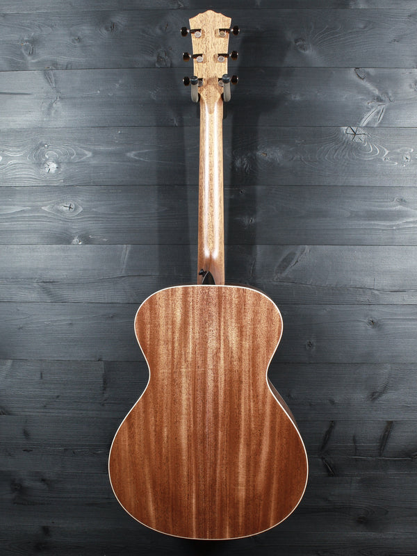 Taylor 512e Gold Label acoustic guitar mahogany wood grain detail